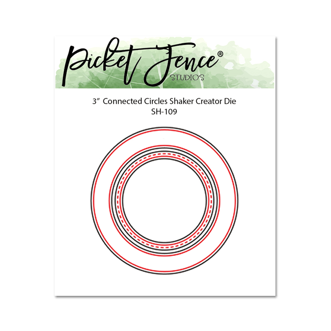 3.0" Connected Circles Shaker Creator Die - Picket Fence Studios