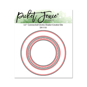 3.5" Connected Circles Shaker Creator Die - Picket Fence Studios