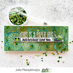 4x10 Slim Line Lily Pads Stencil - Picket Fence Studios