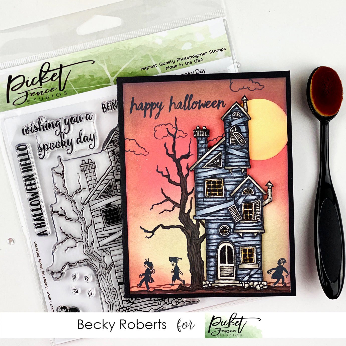 A Spooky Day Stamp Set - Picket Fence Studios