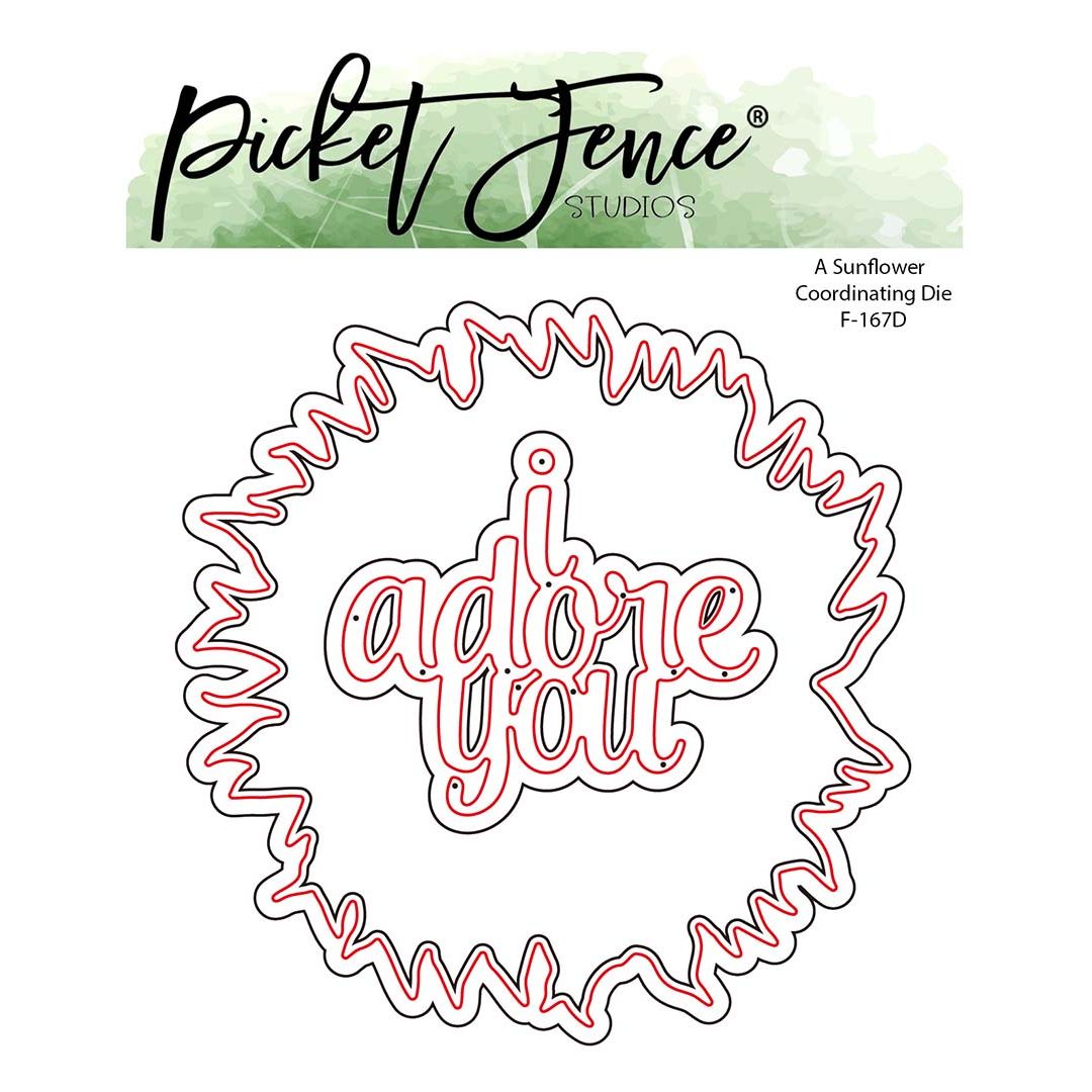 A Sunflower Coordinating Die - Picket Fence Studios