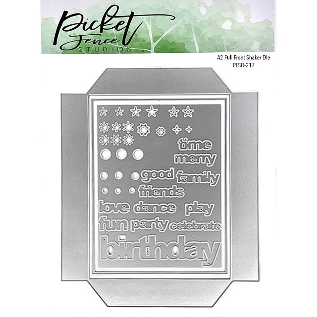 A2 Full Front Shaker Die - Picket Fence Studios