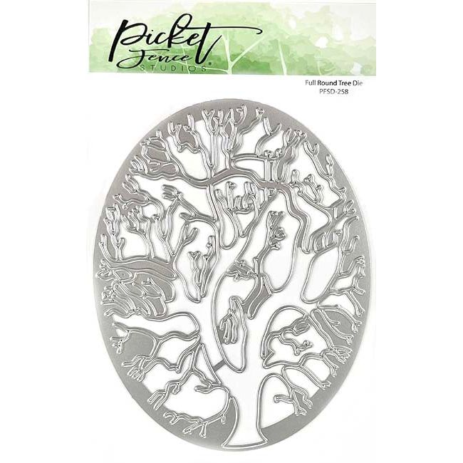 A2 Full Round Tree Die - Picket Fence Studios