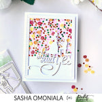 A2 She Said Yes Cover Plate Die - Picket Fence Studios