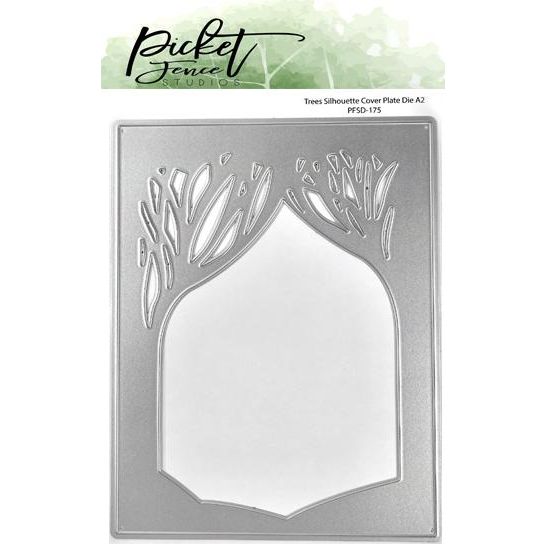 A2 Trees Silhouette Cover Plate Die - Picket Fence Studios