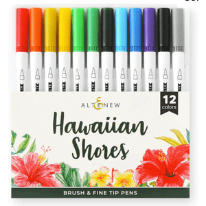 Altenew Hawaiian Shores Watercolor Markers - Picket Fence Studios