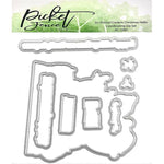 An Animal Crackers Christmas Hello Coordinating Die - Picket Fence Studios