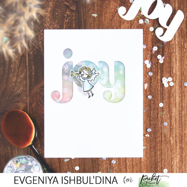 Angels Sing to Newborn King - Picket Fence Studios