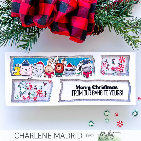 Animal Crackers Christmas Wishes - Picket Fence Studios