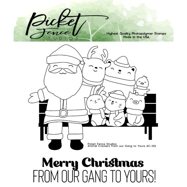 Animal Crackers from our Gang to Yours Coordinating Die - Picket Fence Studios