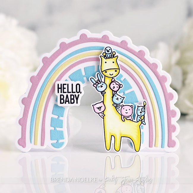 Animal Crackers: Kind Messages Coordinating Die - Picket Fence Studios