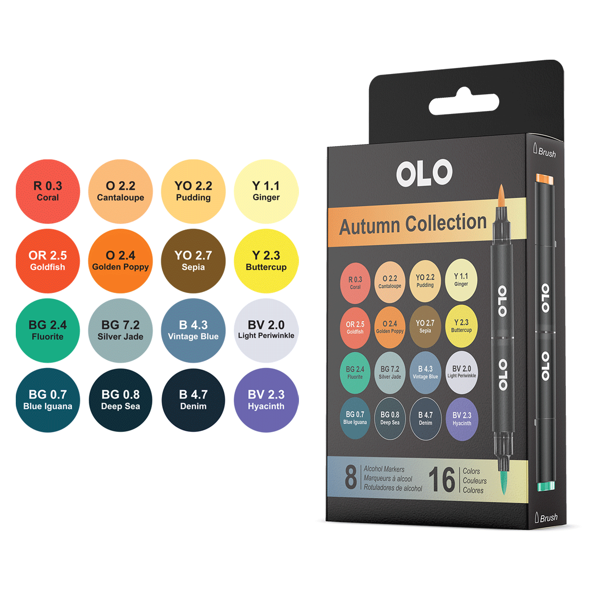 Autumn Collection: OLO Markers - Picket Fence Studios