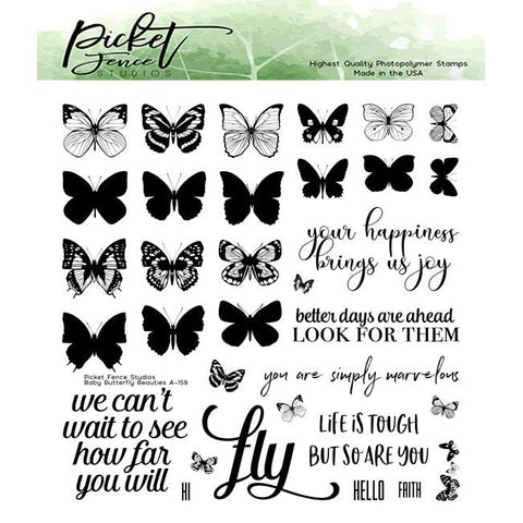 Baby Butterfly Beauties - Picket Fence Studios