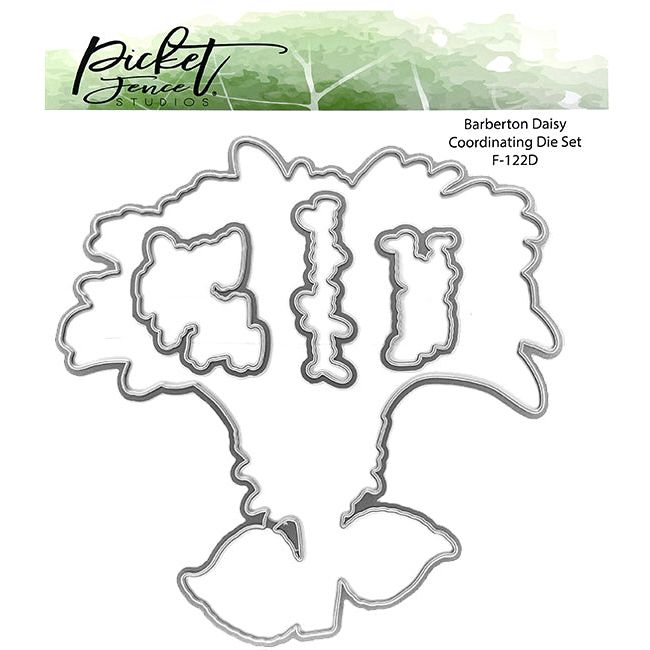 Barberton Daisy Coordinating Die - Picket Fence Studios
