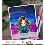 Beautiful Girl - Jill Girl Stamp - Picket Fence Studios