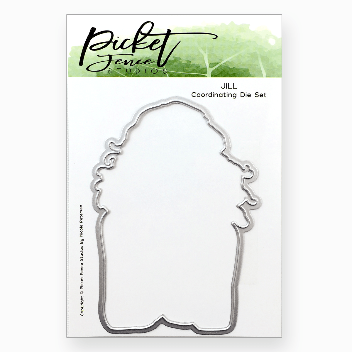 Beautiful Girl - Jill Girl Stamp - Picket Fence Studios