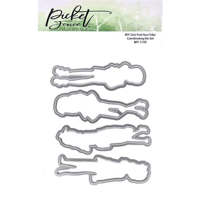 BFF Girls Find Your Tribe Coordinating Die - Picket Fence Studios