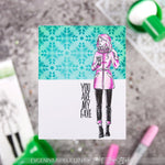 BFF Ruby Girl Coordinating Die - Picket Fence Studios