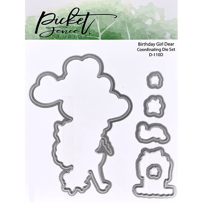 Birthday Girl Dear Coordinating Die - Picket Fence Studios