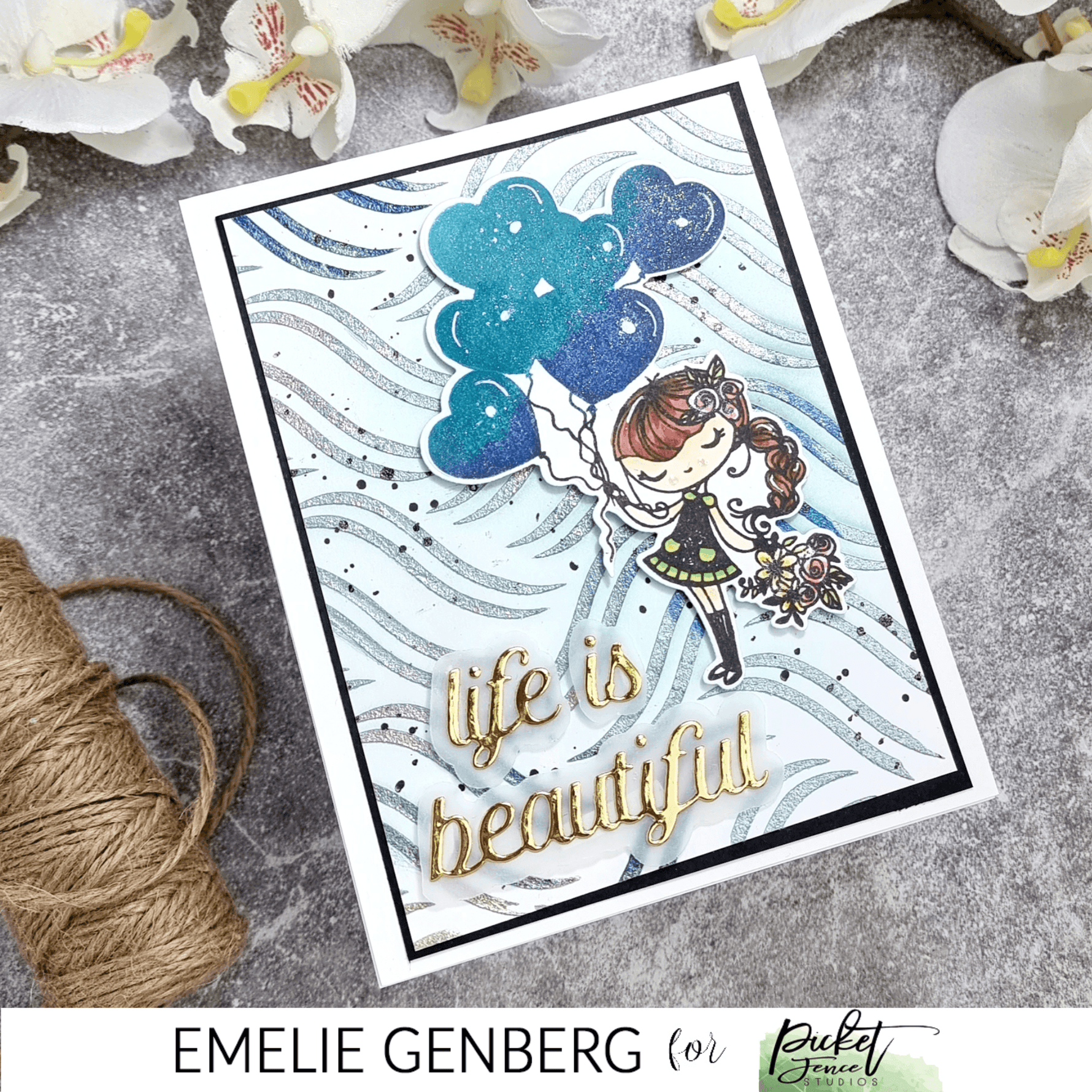 Birthday Girl Dear Coordinating Die - Picket Fence Studios