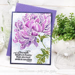 Blooming Chrysanthemum - Picket Fence Studios