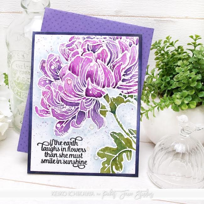 Blooming Chrysanthemum - Picket Fence Studios