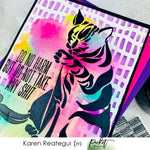 Broken Fence 6x6 Stencil - Picket Fence Studios