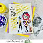 Broken Fence 6x6 Stencil - Picket Fence Studios