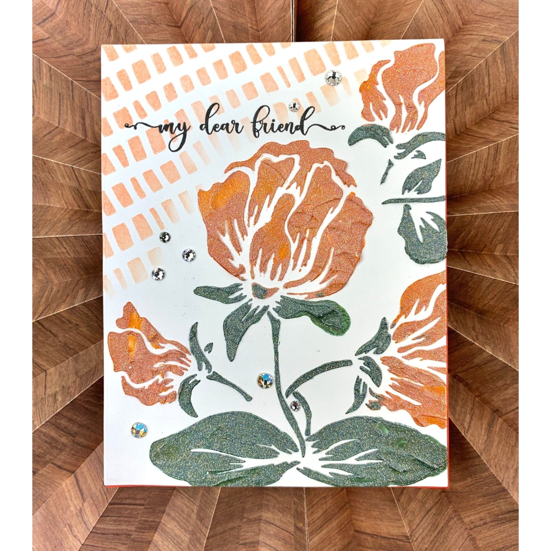 Broken Fence 6x6 Stencil - Picket Fence Studios