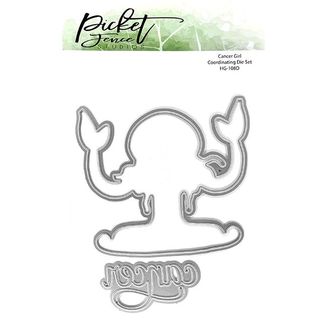 Cancer Girl Coordinating Die - Picket Fence Studios