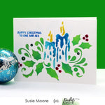 Candlelight 6x6 Stencil - Picket Fence Studios