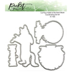 Cat Plays Fiddle to the Silver Moon Coordinating Die - Picket Fence Studios