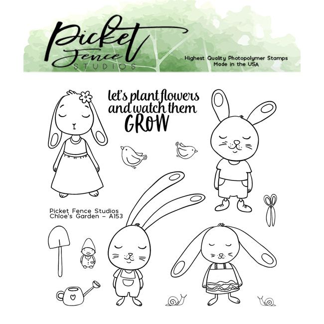 Chloe's Garden Coordinating Die - Picket Fence Studios