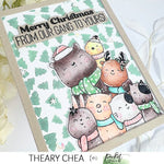 Christmas Tree Lot 6x6 Stencil - Picket Fence Studios