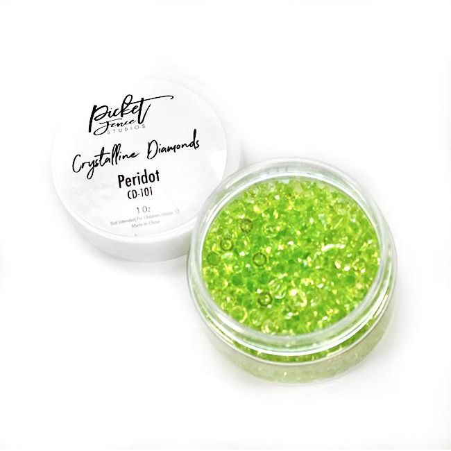 Crystalline Diamonds - Peridot - Picket Fence Studios