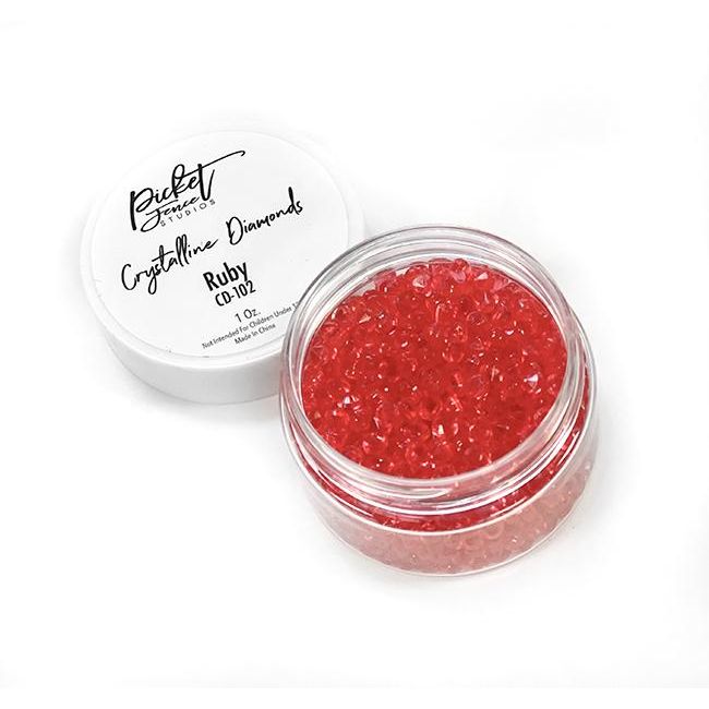 Crystalline Diamonds - Ruby - Picket Fence Studios