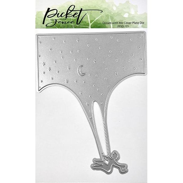 Dream With Me Cover Plate Die - Picket Fence Studios