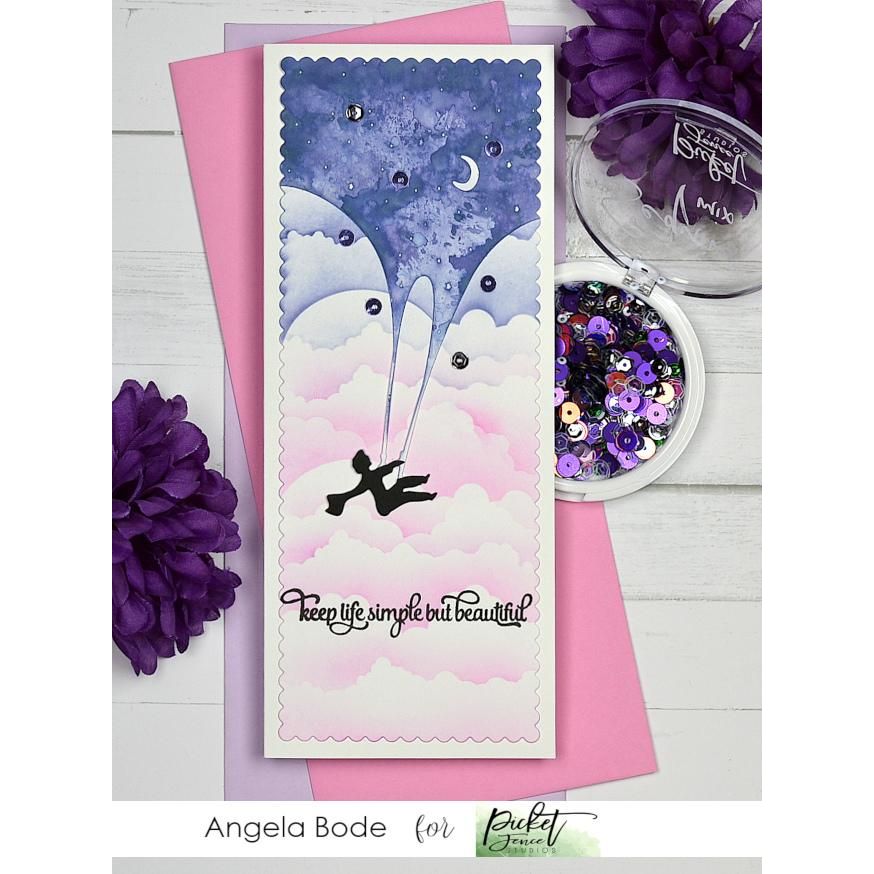 Dream With Me Cover Plate Die - Picket Fence Studios