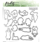 Drop by to Say Croak Coordinating Die - Picket Fence Studios