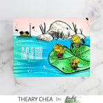 Drop by to Say Croak Coordinating Die - Picket Fence Studios