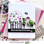 Drop by to Say Croak Coordinating Die - Picket Fence Studios