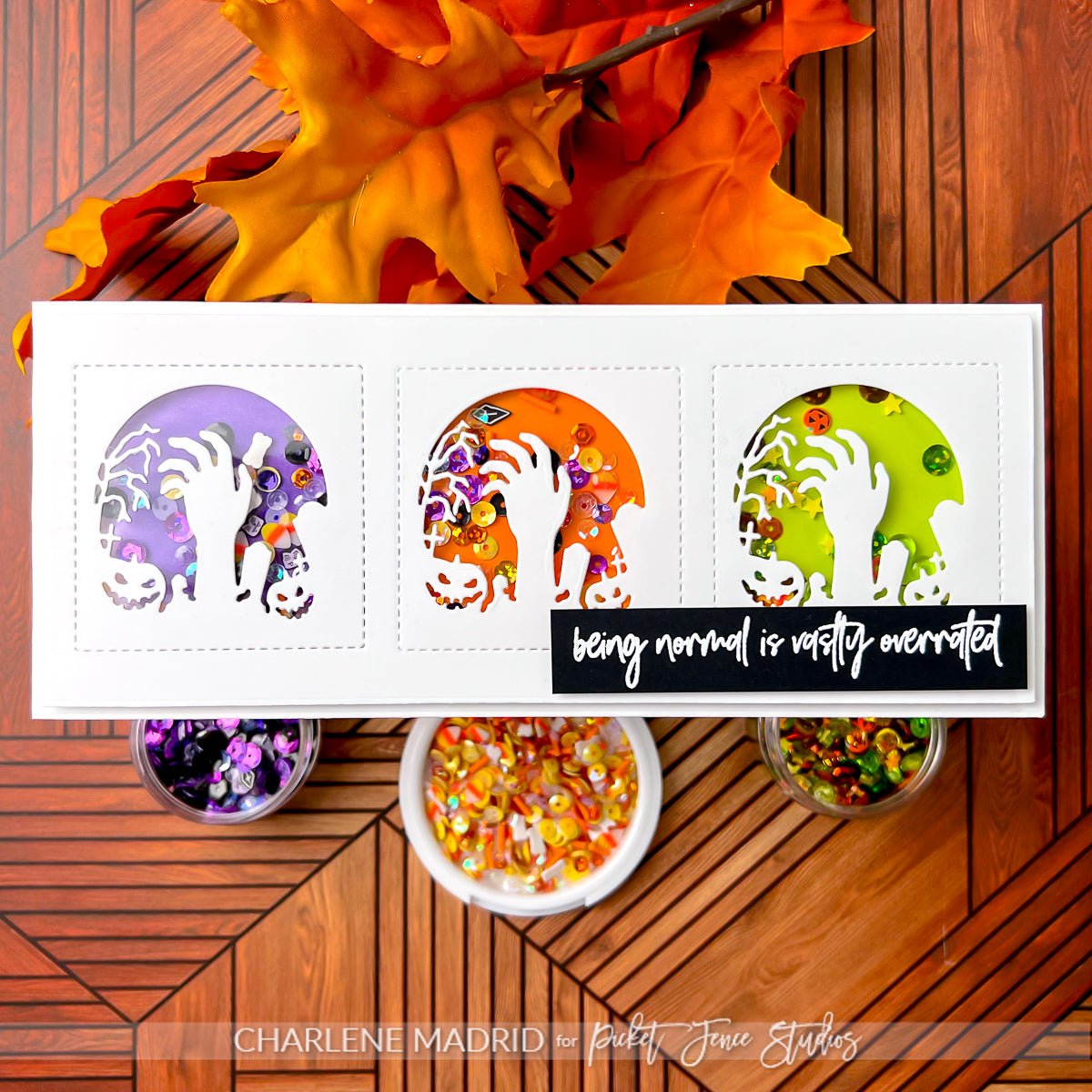 Embellishment Jars - I'm Alive - Picket Fence Studios