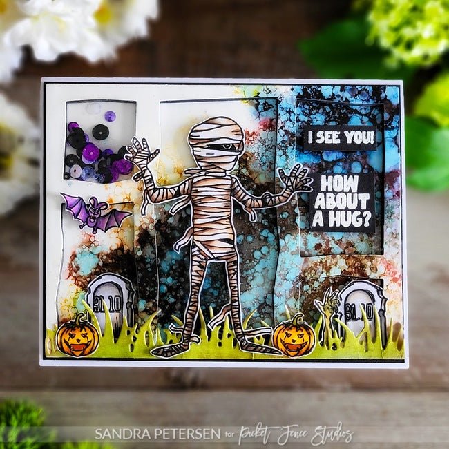 Embellishment Jars - I'm Alive - Picket Fence Studios