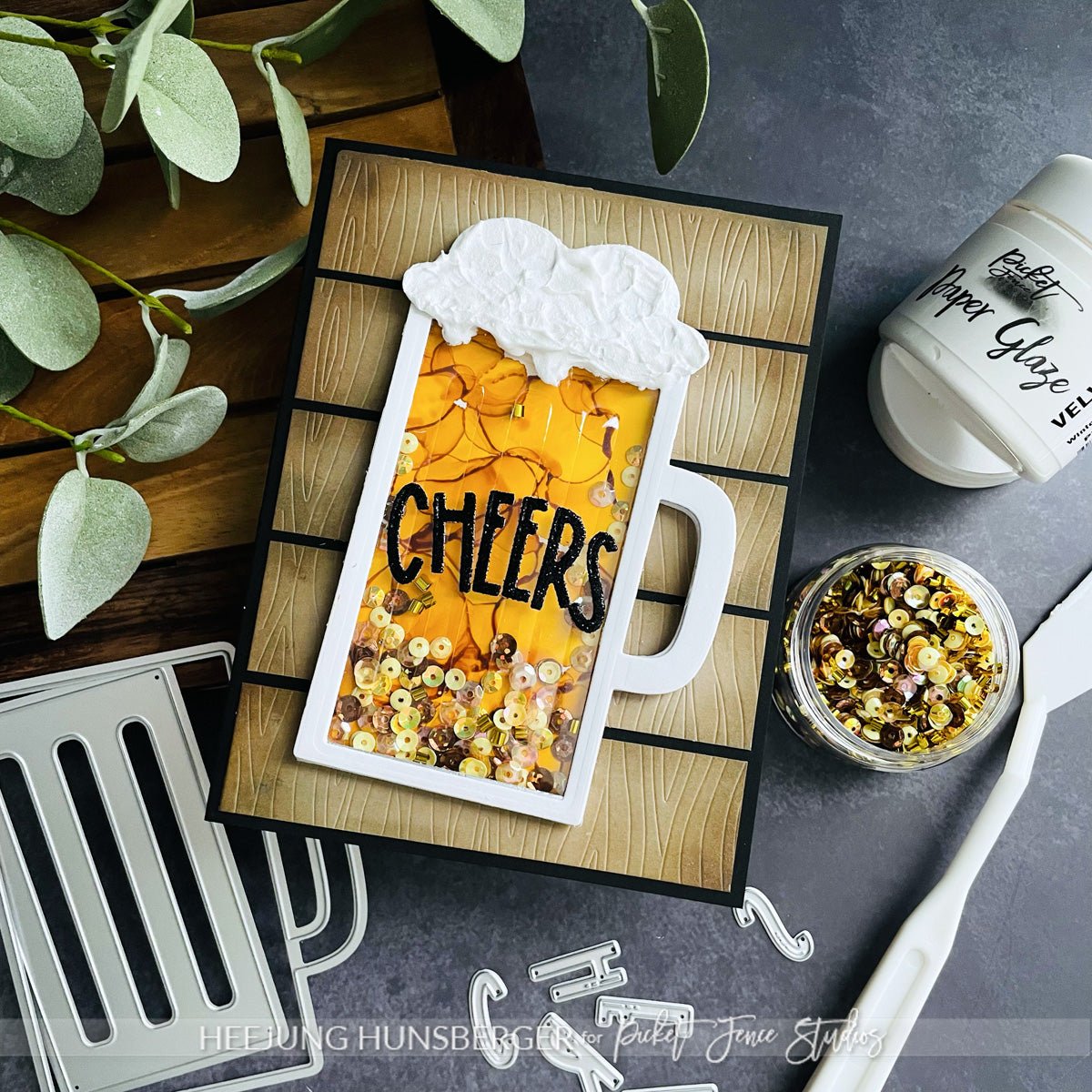 Embellishment Jars - Pineapple Smash - Picket Fence Studios