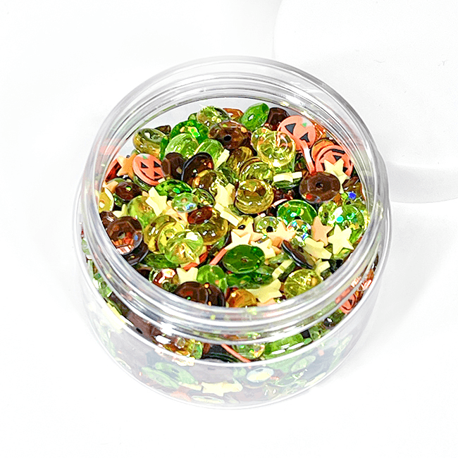 Embellishment Jars - Pumpkin Patch - Picket Fence Studios