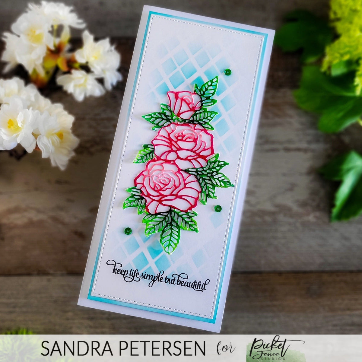 English Roses Die - Picket Fence Studios