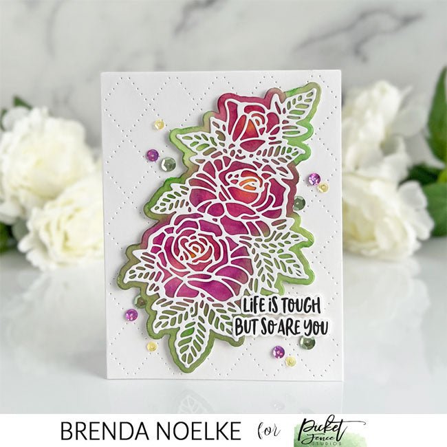 English Roses Die - Picket Fence Studios