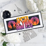 Enter at Your Own Risk Word Die - Picket Fence Studios