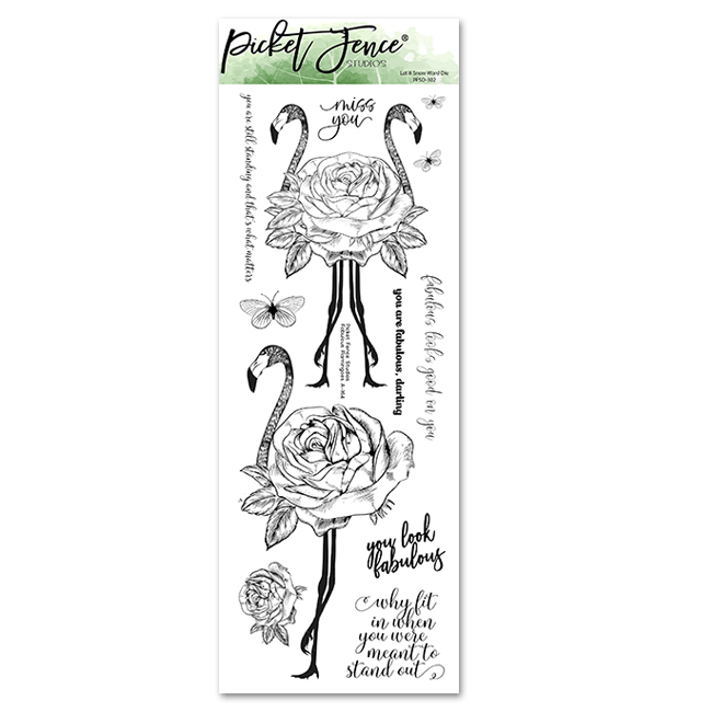 Fabulous Flamingoes - Picket Fence Studios