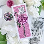 Fabulous Flamingoes Coordinating Die - Picket Fence Studios